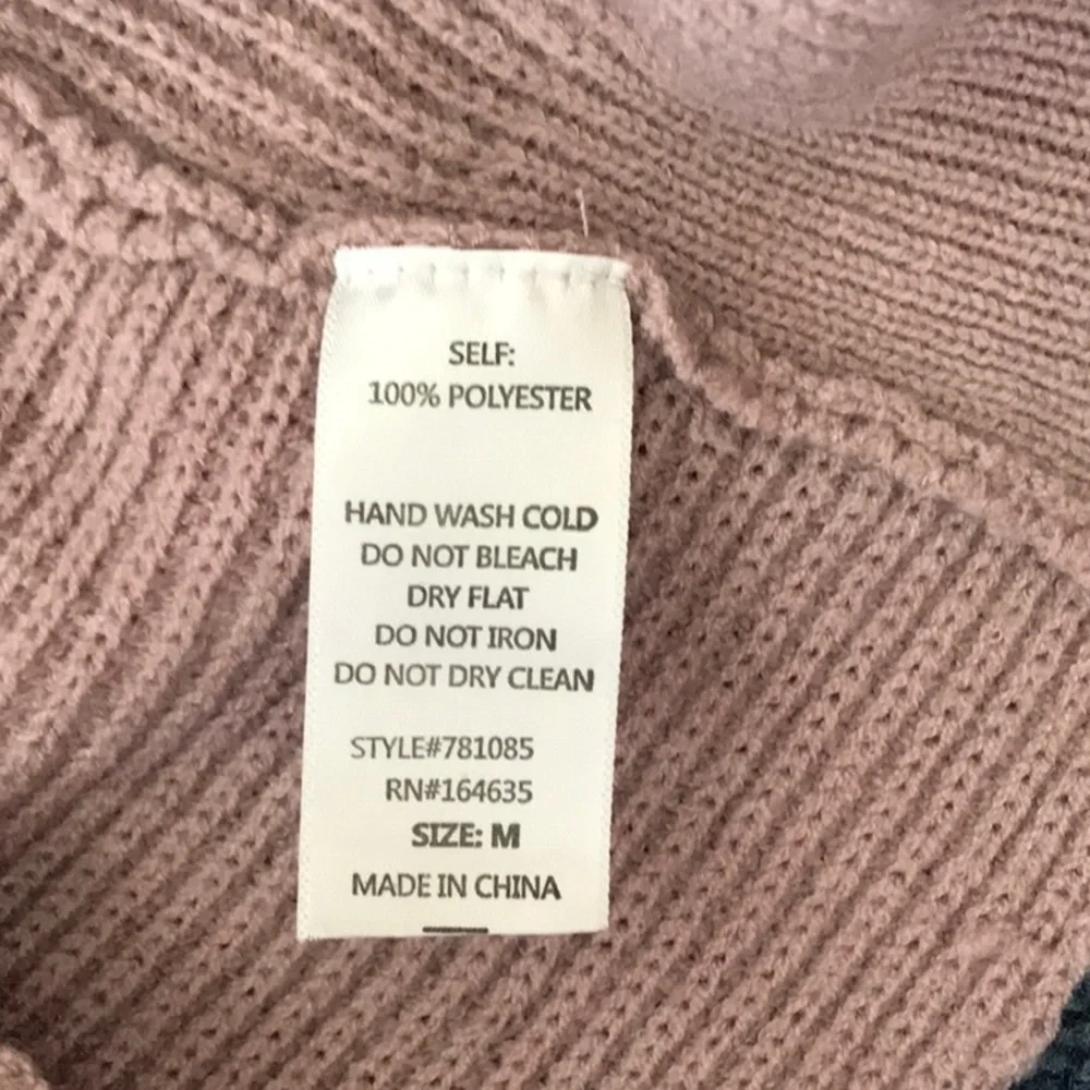O & O Mauve Pink Sweater NWOT Sz M - Picture 5 of 8